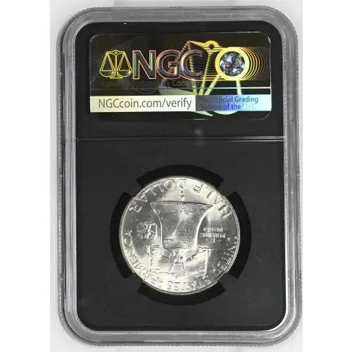 1950(D) - 0.3617oz Silver Franklin Half Dollar - NGC MS64 FBL (S13B-B9) (2)