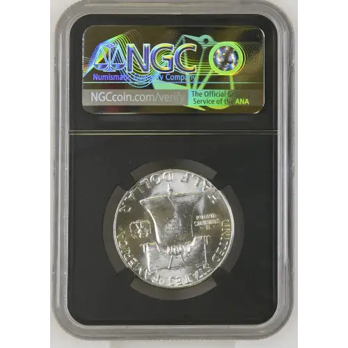 1951 - 0.3575oz Silver Franklin Half Dollar NGC MS64 (S13B-B1)  (2)