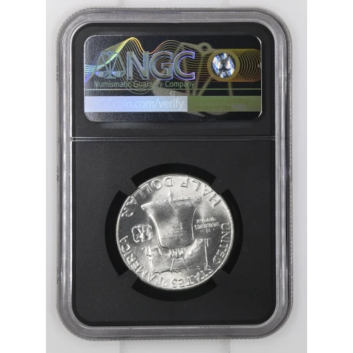 1951 - 0.3617oz Silver Franklin Half Dollar - NGC MS63 (S13B-B14) (2)