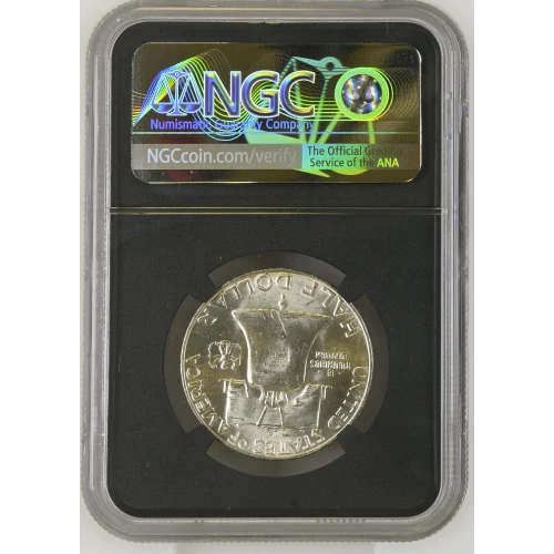 1951(D) - 0.3617oz Silver Franklin Half Dollar - NGC MS64 (S13B-B11) (2)