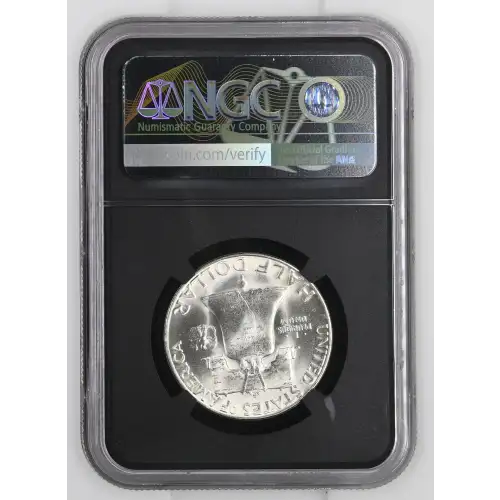 1951(S) - 0.3617oz Silver Franklin Half Dollar - NGC MS63 (S13B-B2) (2)