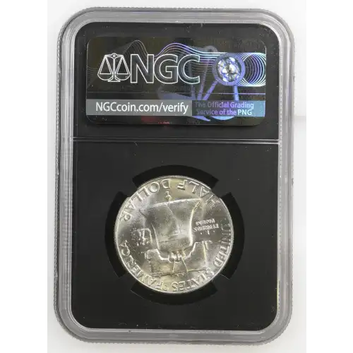 1953 - 0.3617oz Silver Franklin Half Dollar - NGC MS64 FBL (S13B-B15) (2)