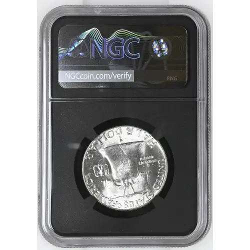 1953 - 0.3617oz Silver Franklin Half Dollar - NGC MS64 (S13B-B3) (2)