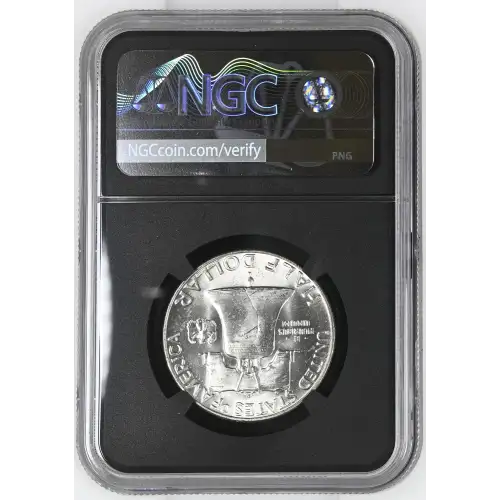 1953(D) - 0.3617oz Silver Franklin Half Dollar - NGC MS63 (S13B-B4) (2)