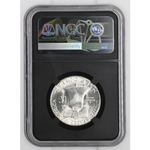 1953(S) - 0.3617oz Silver Franklin Half Dollar - NGC MS63 (S13B-B10) (2)