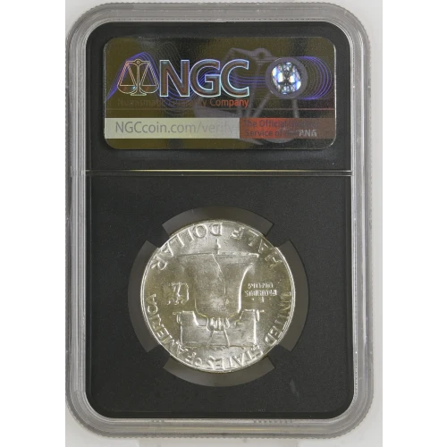 1954 - 0.3617oz Silver Franklin Half Dollar - NGC MS63 FBL (S13B-B14) (2)