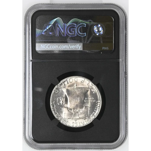 1954(S) - 0.3617oz Silver Franklin Half Dollar - NGC MS64 (S13B-B3)