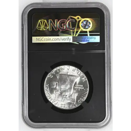 1955 - 0.3617oz Silver Franklin Half Dollar - NGC MS63 (S13B-B4)