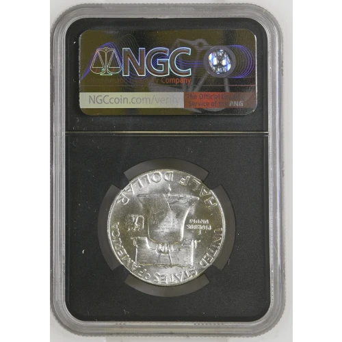 1955 - 0.3617oz Silver Franklin Half Dollar - NGC MS64 (S13B-B7)