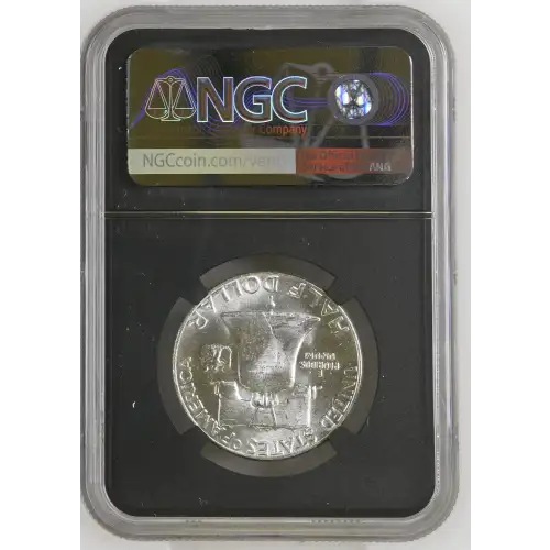 1955 - 0.3617oz Silver Franklin Half Dollar - NGC MS64 (S13B-B7)