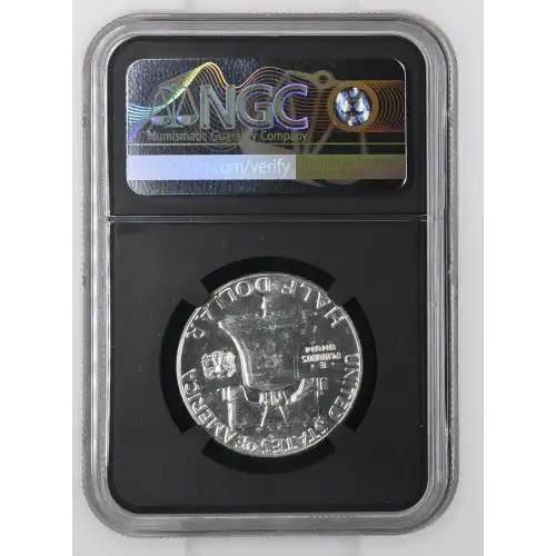 1957 - 0.3617oz Silver Franklin Half Dollar - NGC PF63 (S13B-B19) (2)