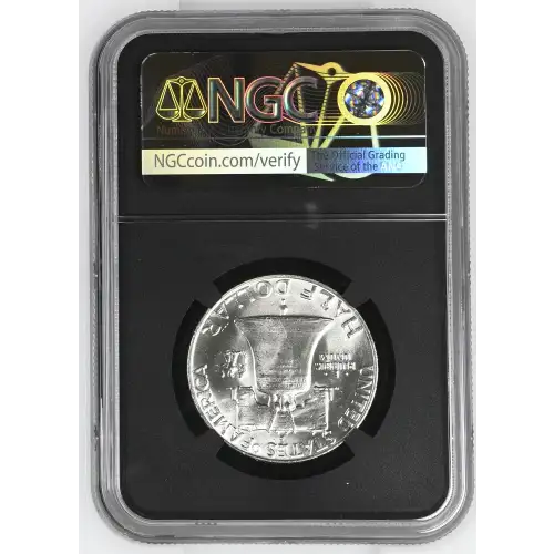 1958(D) - 0.3617oz Silver Franklin Half Dollar - NGC MS64 FBL (S13B-B10) (2)