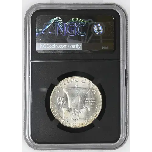 1958(D) - 0.3617oz Silver Franklin Half Dollar - NGC MS64 (S13B-B3) (2)