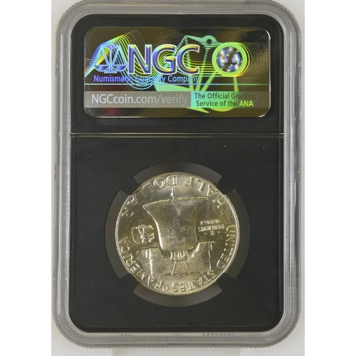 1959 - 0.3617oz Silver Franklin Half Dollar - NGC MS63 FBL (S13B-B14)