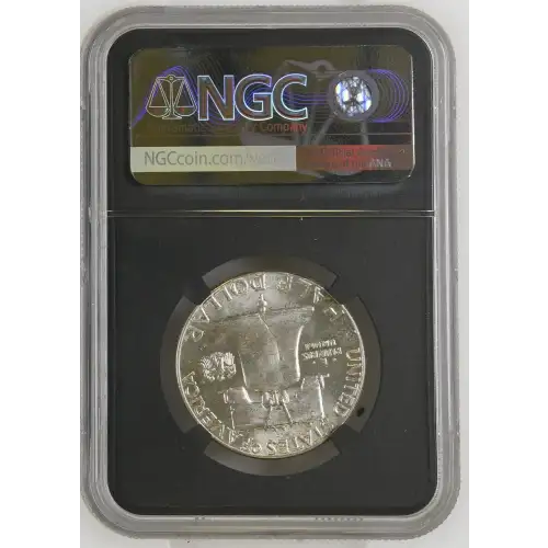 1959 - 0.3617oz Silver Franklin Half Dollar - NGC MS64 (S13B-B2)