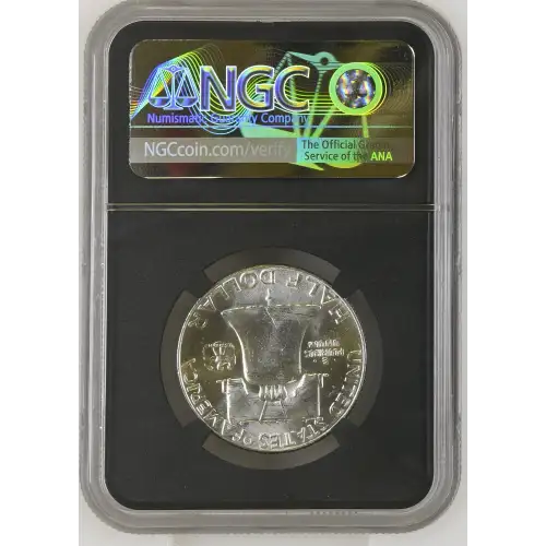 1960 - 0.3617oz Silver Franklin Half Dollar - NGC MS64 (S13B-B5) (2)