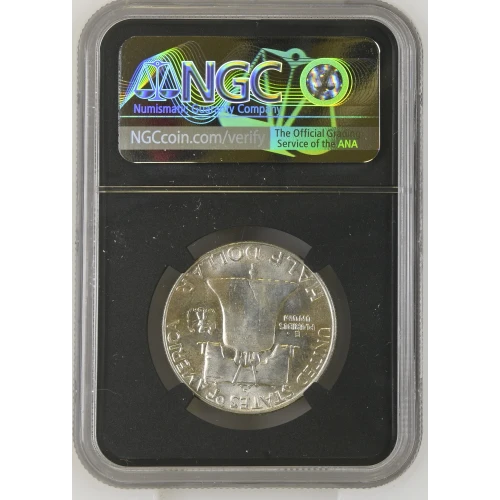 1960(D) - 0.3617oz Silver Franklin Half Dollar - NGC MS63 FBL (S13B-B8) (2)