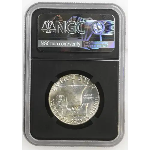 1960(D) - 0.3617oz Silver Franklin Half Dollar - NGC MS64 FBL (S13B-B1) (2)