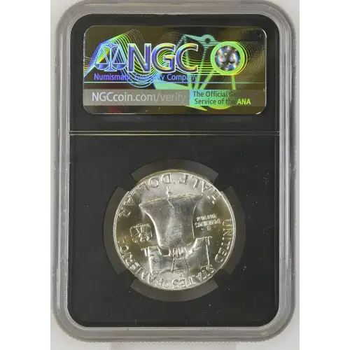 1961(D) - 0.3617oz Silver Franklin Half Dollar - NGC MS64 (S13B-B1)