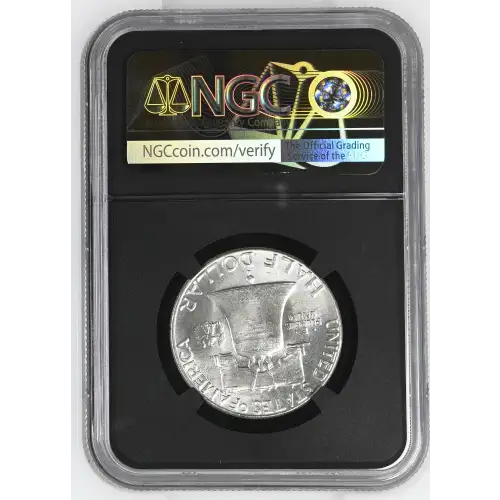 1962 - 0.3617oz Silver Franklin Half Dollar - NGC MS64 (S13B-B3) (2)