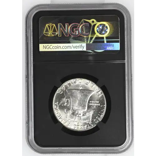 1962(D) - 0.3617oz Silver Franklin Half Dollar - NGC MS63 (S13B-B9) (2)