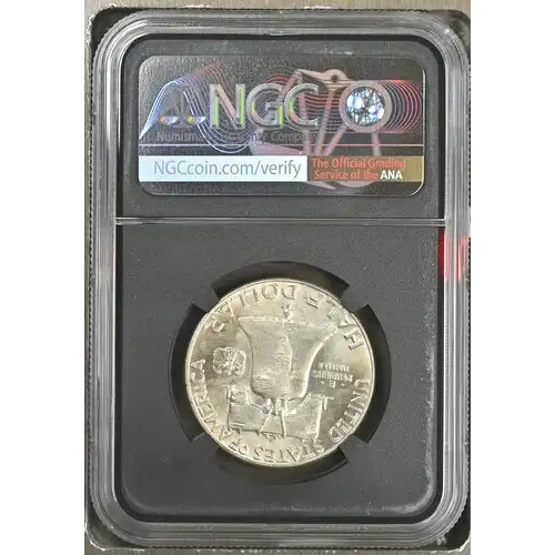 1963(D) - 0.3617oz Silver Franklin Half Dollar - NGC MS63 (S13B-B5)