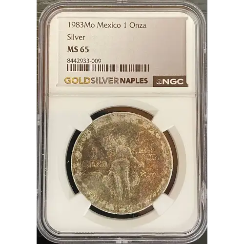1983 - Mexico 1 Onza Libertad - 1oz Silver - MS65 (Storage 11A)