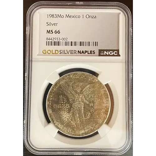 1983 - Mexico 1 Onza Libertad - 1oz Silver - NGC MS67 (Storage
