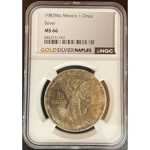 1983 - Mexico 1 Onza Libertad - 1oz Silver - NGC MS67 (Storage