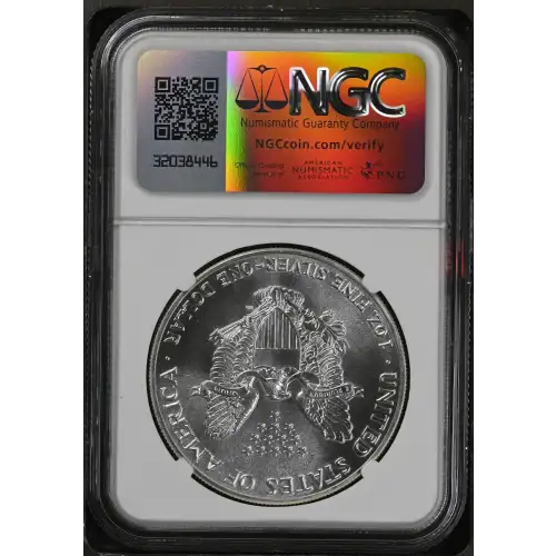 1986 - 1oz Silver Eagle S$1 NGC MS69 (D11-B2) (2)