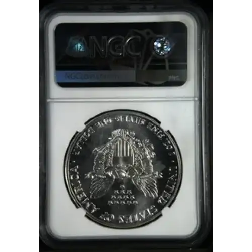 1987 - 1oz Silver Eagle S$1 NGC MS69 (D10-B10) (2)