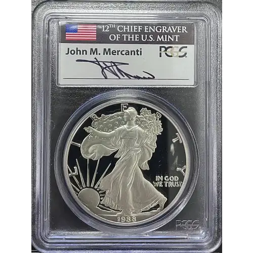 1988(S) - 1oz Silver Eagle - S$1 PCGS PR69DCAM (D11-B14)