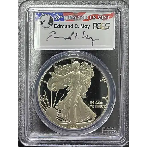1988(S) - 1oz Silver Eagle - S$1 PCGS PR69DCAM (D11-B14)