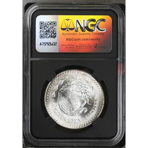 1989Mo Mexico 1 Onza Libertad 1oz Silver BRILLIANT UNCIRCULATED