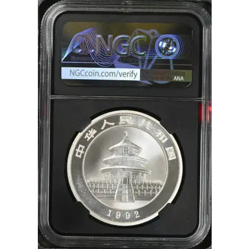 1992 1 oz China S10Y Panda Large Date NGC MS9.9 (S19A-B10) (4)