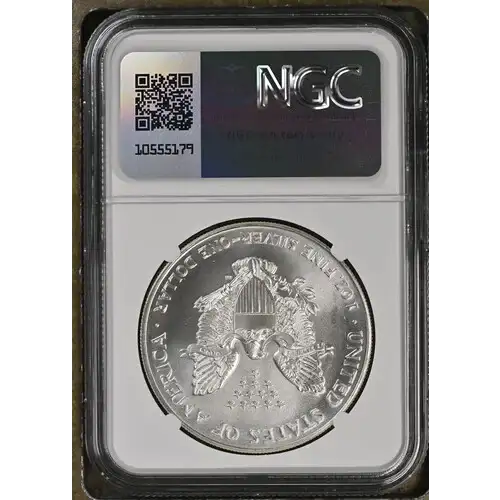 1994 - 1oz Silver Eagle S$1 NGC MS69 (D10-B14) (2)