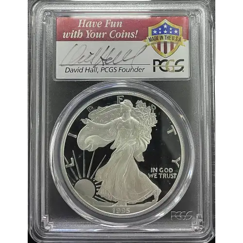 1995(P) - 1oz Silver Eagle - S$1 PCGS PR69DCAM (D11-B17)