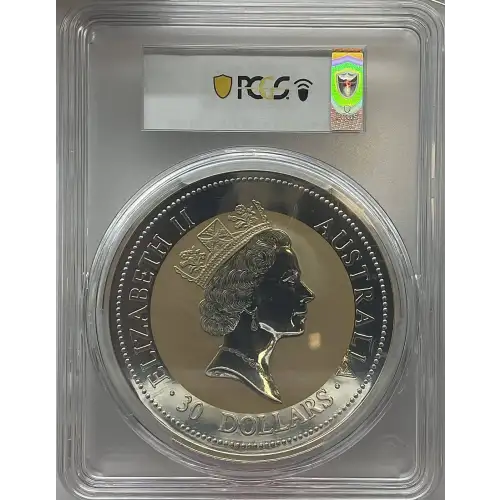 1Kilo Kookaburra Silver Coin - Australia $30 - (2)