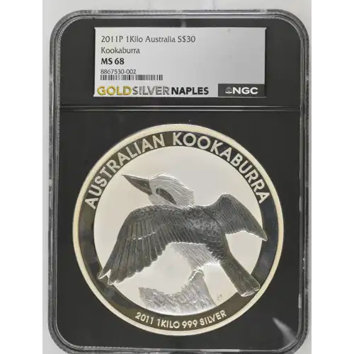1Kilo Kookaburra Silver Coin - Australia $30 -