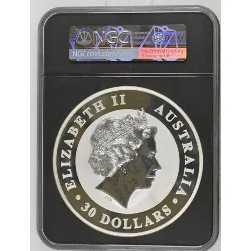 1Kilo Kookaburra Silver Coin - Australia $30 - (2)