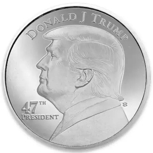 1oz 2024 Trump 47th US President Silver Round (SF1-B5)