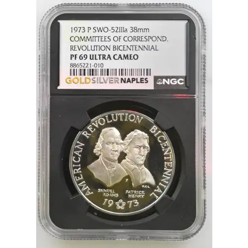 1oz American Revolution Bicentennial Silver Medal - (2)