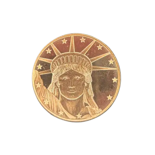1oz copper Liberty Head / wings