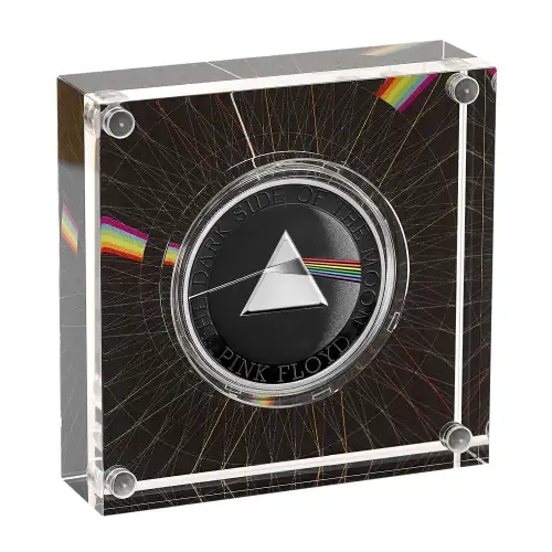 1oz Pink Floyd Silver Coin - G. Britain 2PNDS -