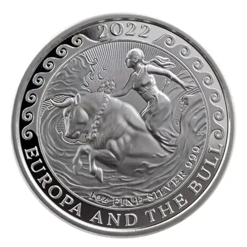 1oz Silver Goddess Europa  & Bull (SF1-B15)