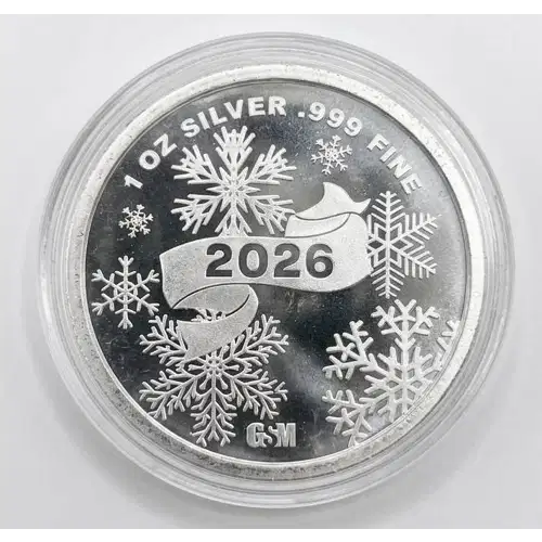 1oz Silver GSM Merry Christmas Santa Clause 2026