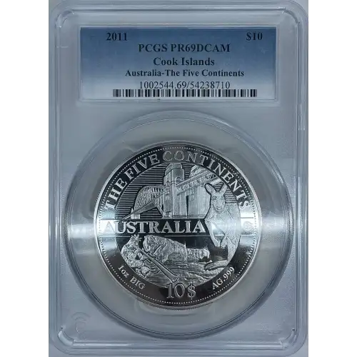 1oz The Five Continents Silver - Cook Islands $10 (2)