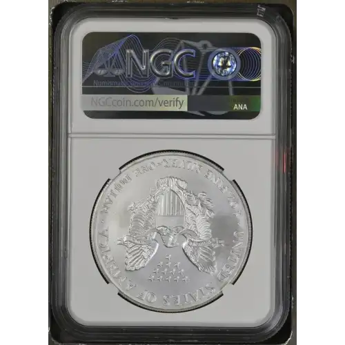 2001- 1oz Silver Eagle S$1 NGC MS 69 (2)