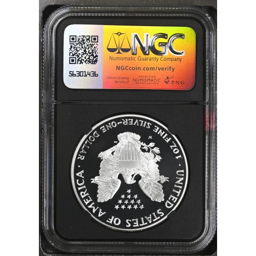 2001(W) - 1oz Silver Eagle S$1 NGCX PF 9.9 (D11-B5) (2)