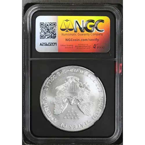 2002 - 1oz Silver Eagle S$1 NGC MS69 (D10-B17) [DUPLICATE for #570498] (2)